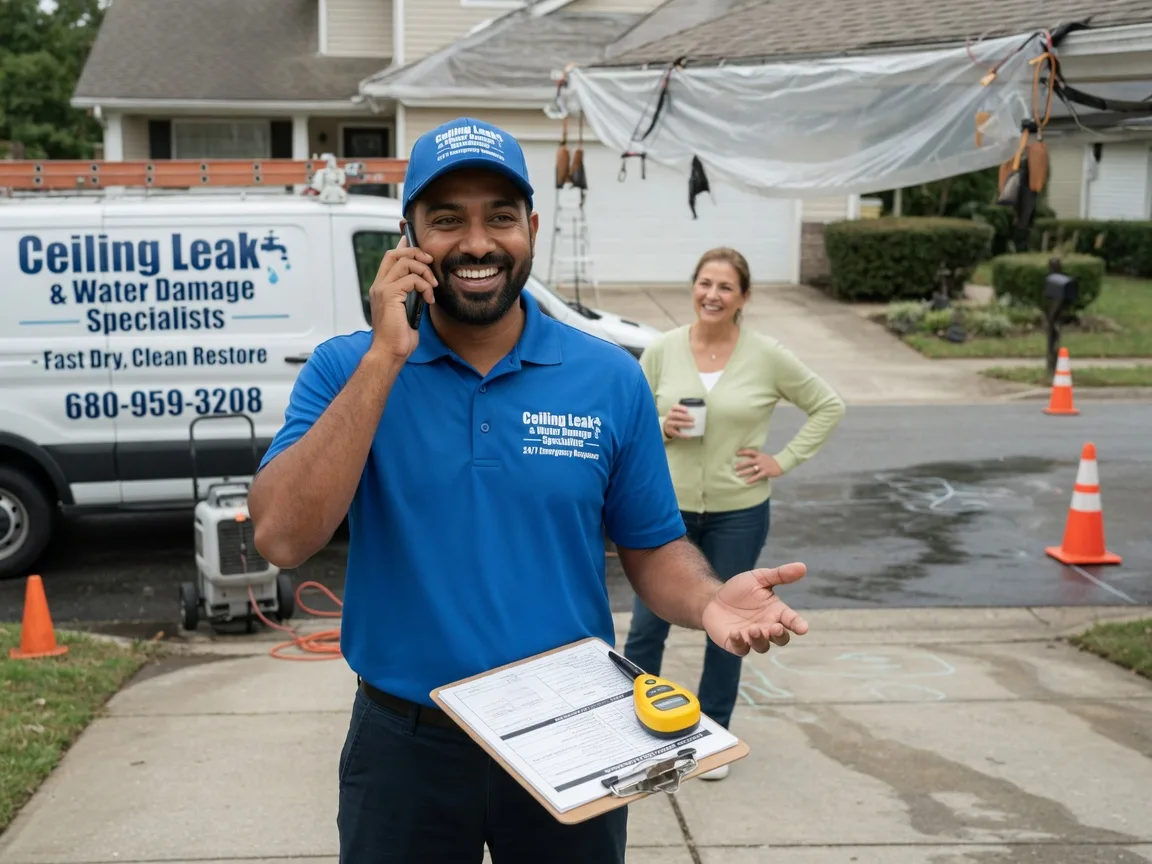 Ceiling Leak Cleanup New Market, MD FAQs